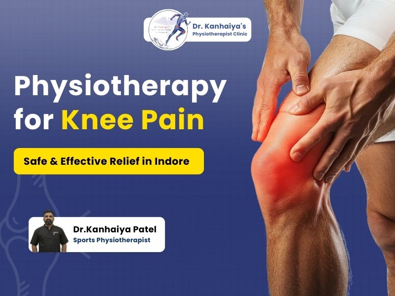 Relieve knee joint pain safely with expert physiotherapy in Indore. Personalized treatment to improve mobility, reduce pain, and strengthen your knees.